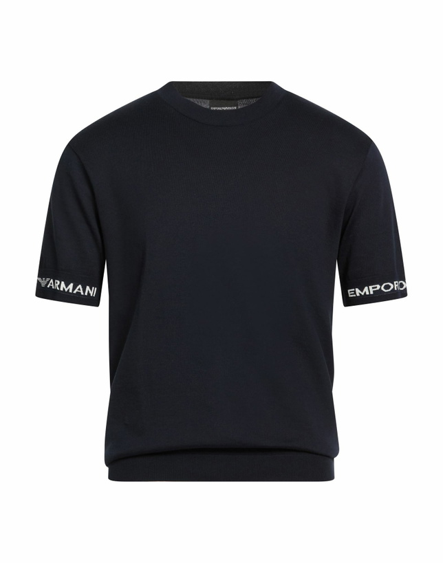 Photo: Emporio Armani Mens Sweater Midnight in Blue
