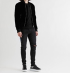 AMIRI - Velvet Bomber Jacket - Black