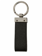 DOLCE & GABBANA - Logo Plaque Leather Key Ring
