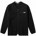 Battenwear Men's Lodge Cardigan in Black