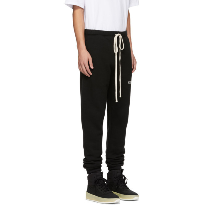 Essentials Black Logo Lounge Pants Essentials