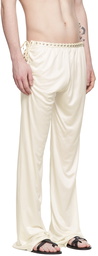 Ludovic de Saint Sernin White Mermaid Trousers