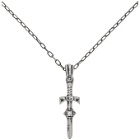 Luka Sabbat x Monini Silver Black Diamond Sword Necklace