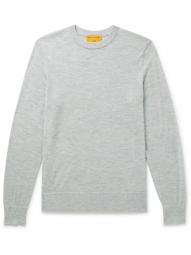 Photo: Guest In Residence - Airy True Slim-Fit Cashmere Sweater - Gray
