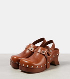 Loewe Tacha leather clogs