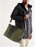 Serapian - Leather-Trimmed Canvas Weekend Bag