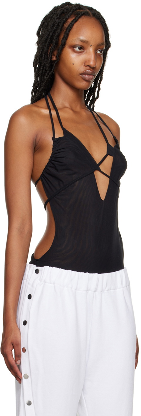 Jade Cropper SSENSE Exclusive Black Bodysuit
