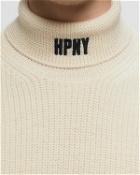 Heron Preston Hpny Knit Rollneck Beige - Mens - Pullovers