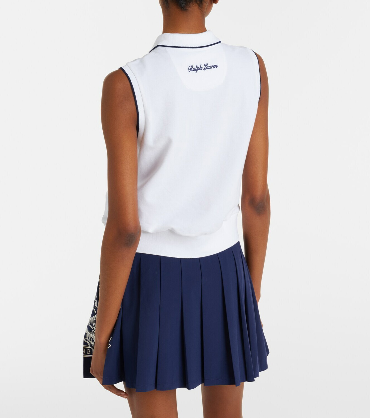 Polo Ralph Lauren x Wimbledon cotton-blend piqué top
