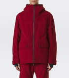 Moncler Grenoble Airolo cotton corduroy ski jacket
