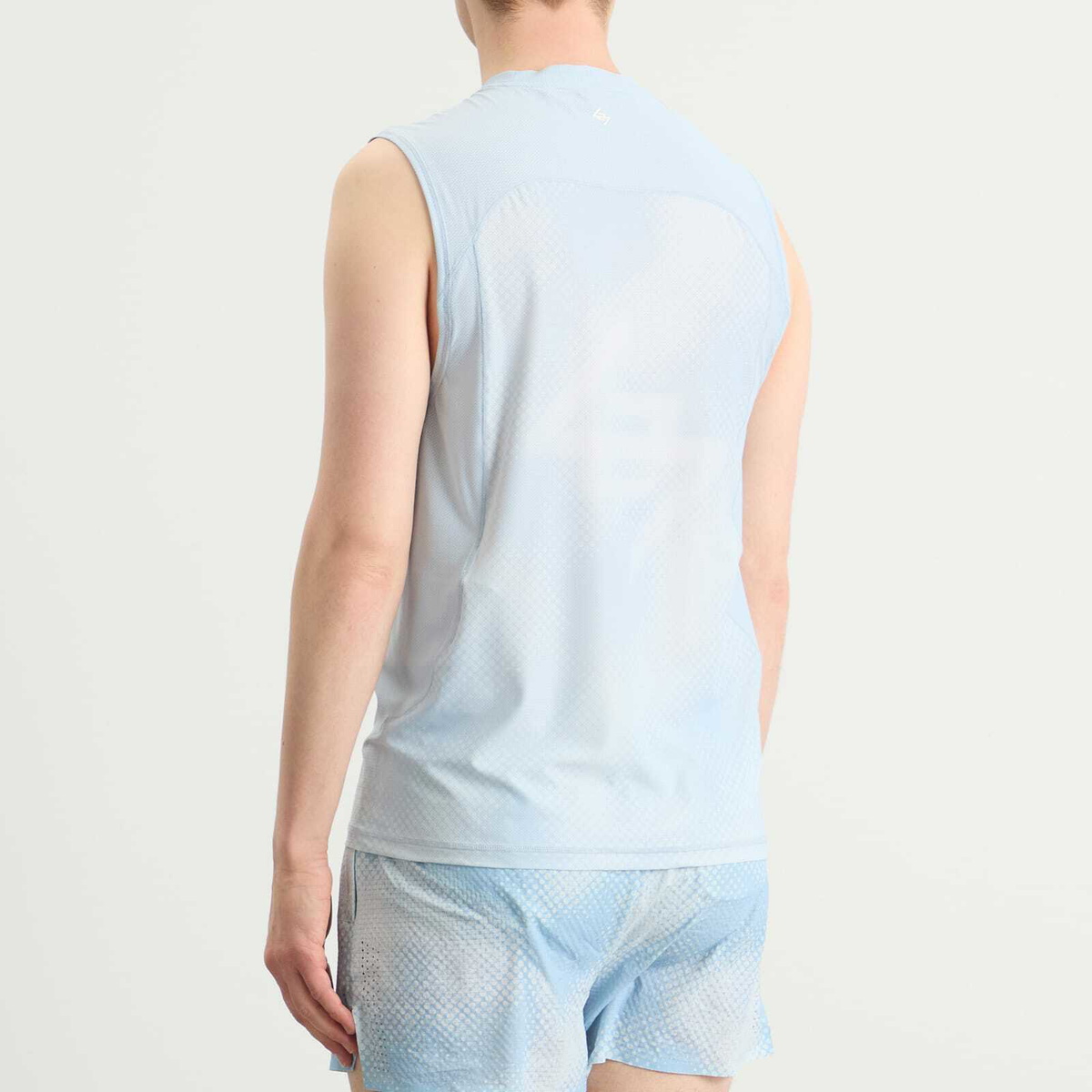 Represent 247 Men's Hybrid Tank in Glacier Fade Out