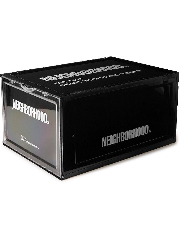 Photo: Neighborhood - Logo-Print Sneaker Container