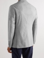 Brunello Cucinelli - Wool, Silk and Cashmere-Blend Blazer - Gray