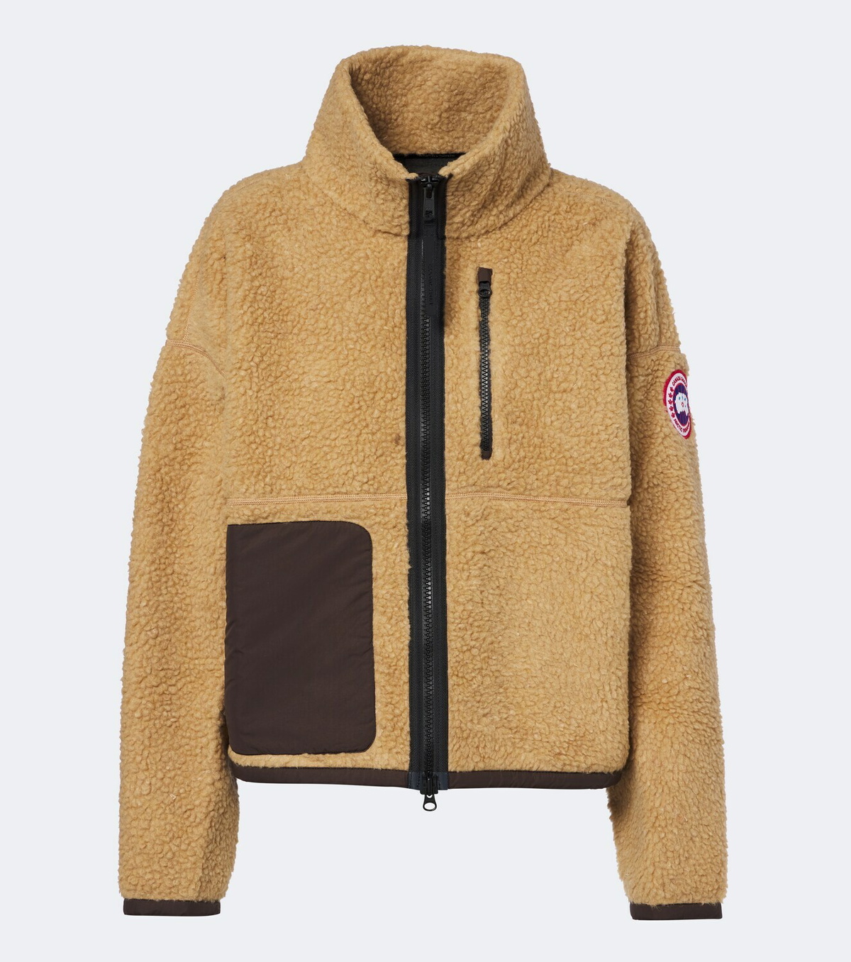 Canada Goose Simcoe wool-blend fleece jacket