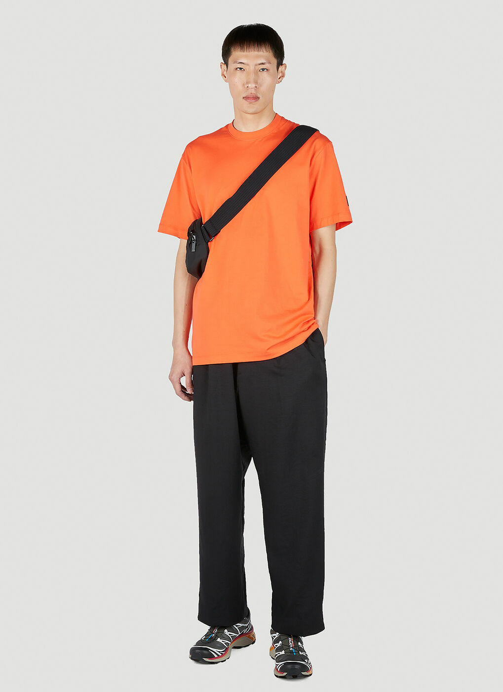 Y-3 - Baggy Track Pants in Black Y-3