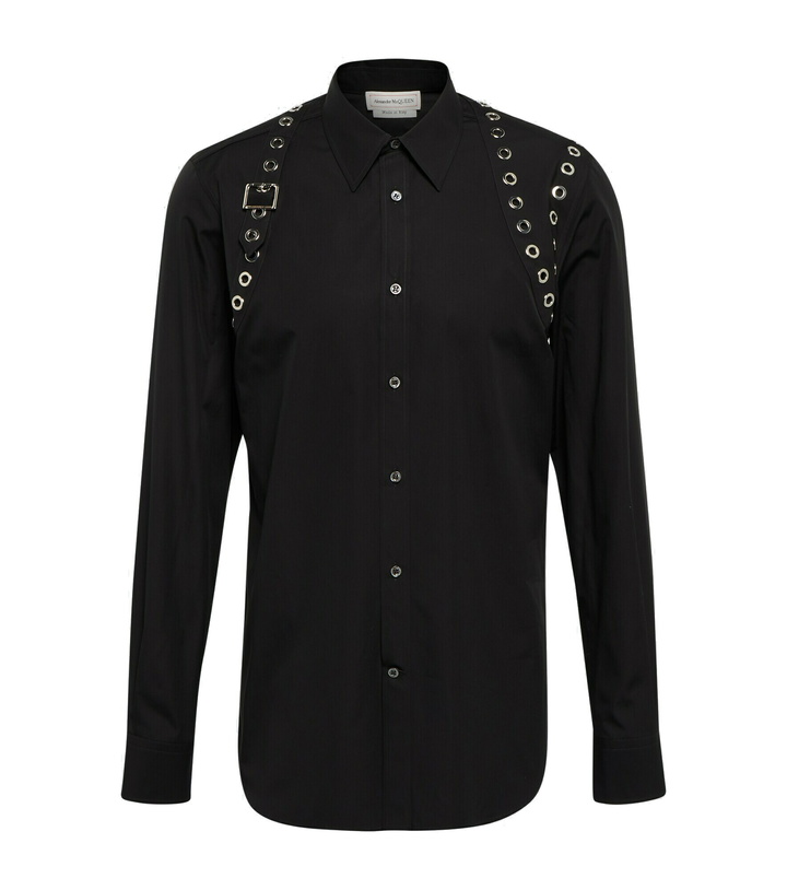 Photo: Alexander McQueen - Harness poplin shirt