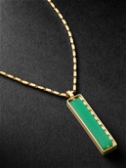 Suzanne Kalan - Gold, Chalcedony and Diamond Necklace