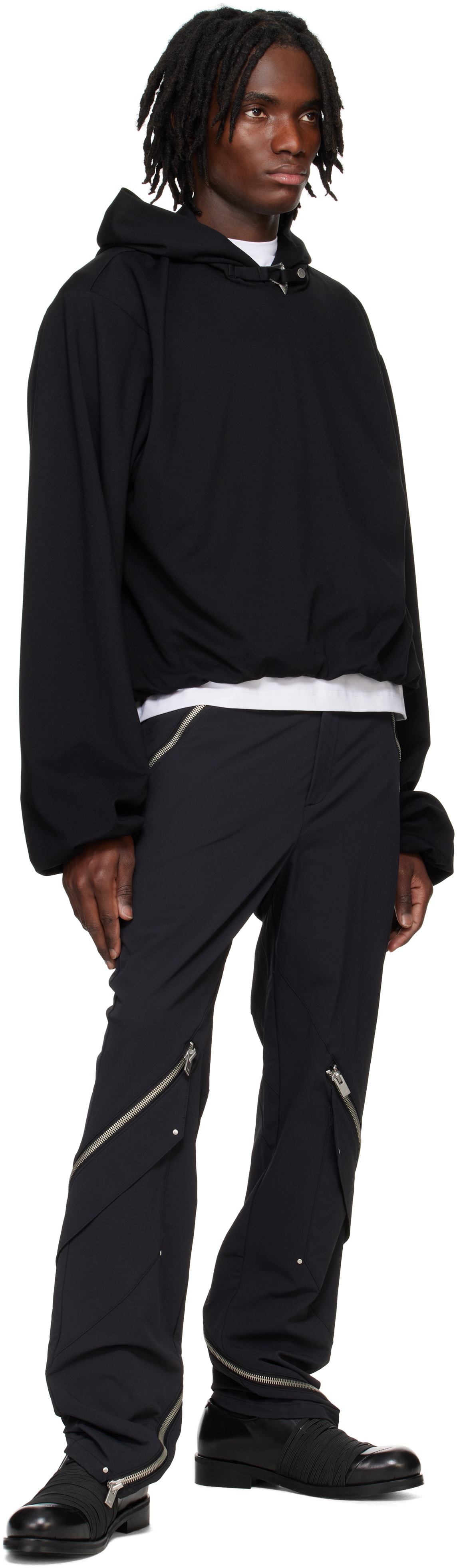 HELIOT EMIL Black Enodo Hoodie