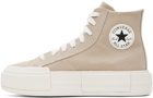 Converse Beige Chuck Taylor All Star Cruise High Top Sneakers