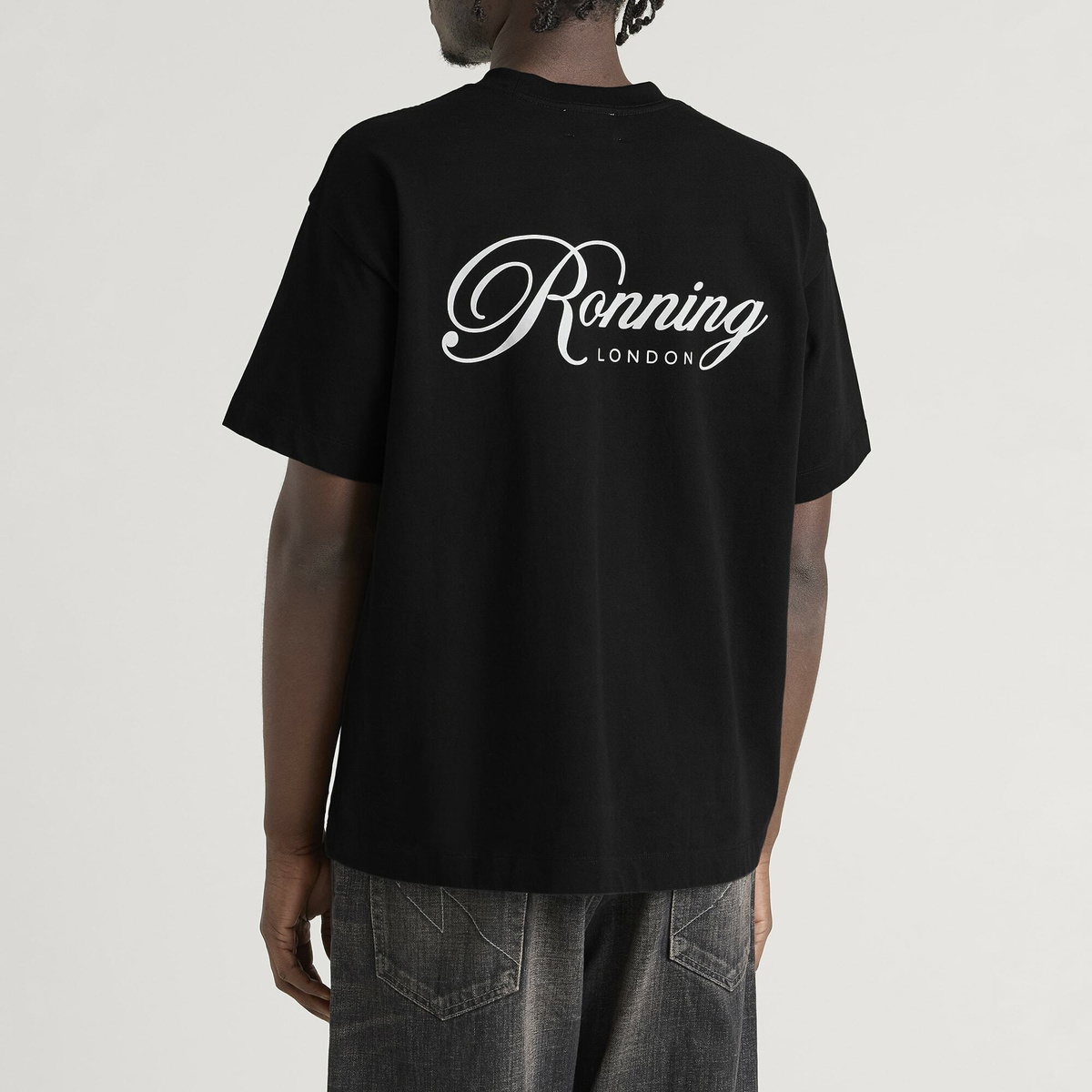 Ronning Men's Script T-Shirt in Black