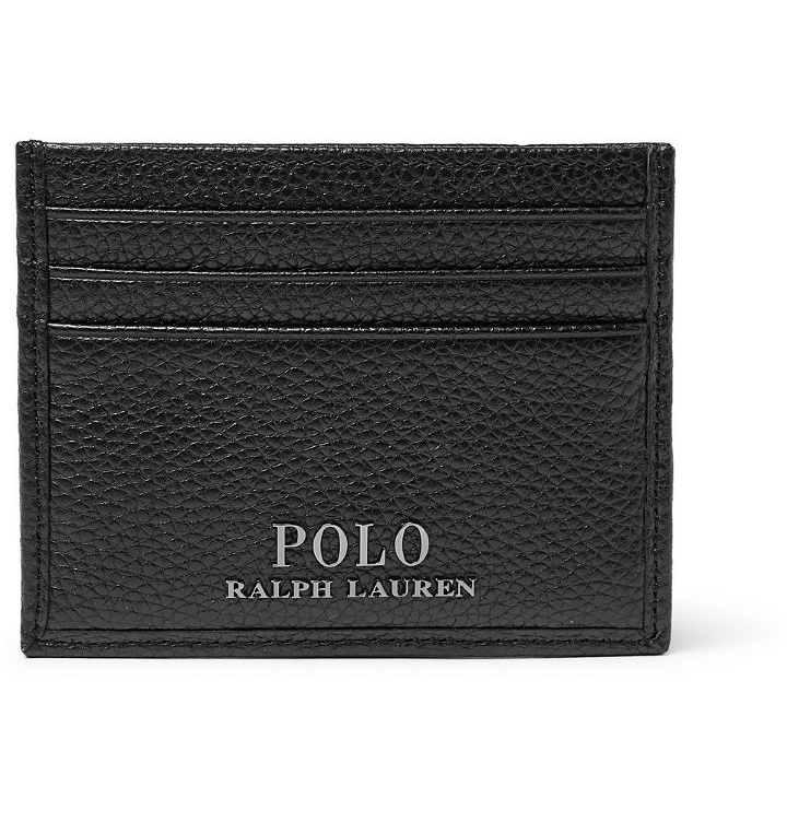 Photo: Polo Ralph Lauren - Pebble-Grain Leather Cardholder - Men - Black