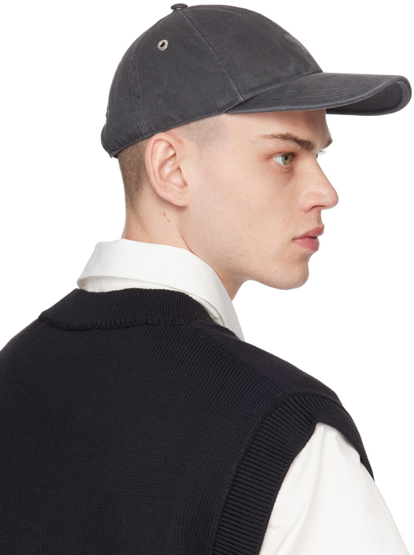 AMI Alexandre Mattiussi Gray Ami de Cœur Cap