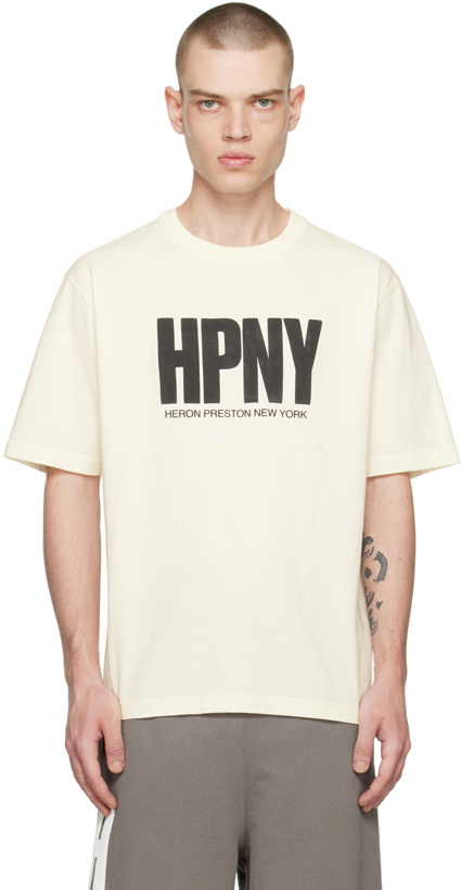 Photo: Heron Preston Off-White 'HPNY' T-Shirt