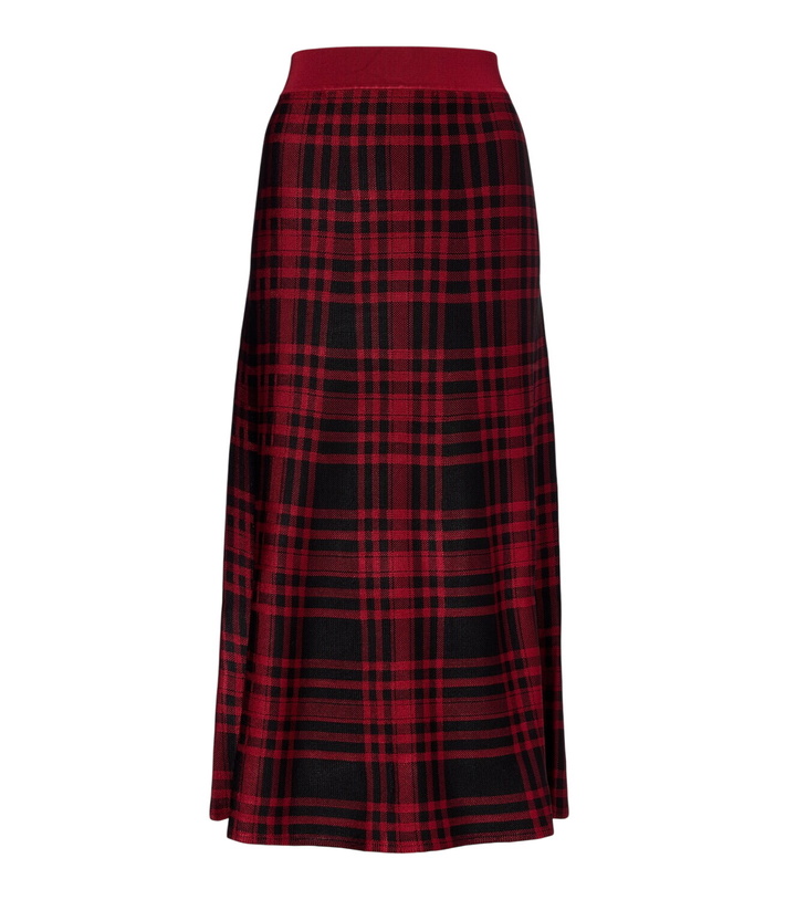 Photo: Polo Ralph Lauren Plaid midi skirt