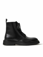 VINNY's - Officer Glossed-Leather Boots - Black