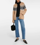 Khaite Suzette Fair Isle cashmere-blend cardigan