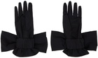 Shushu/Tong SSENSE Exclusive Black Bow Gloves