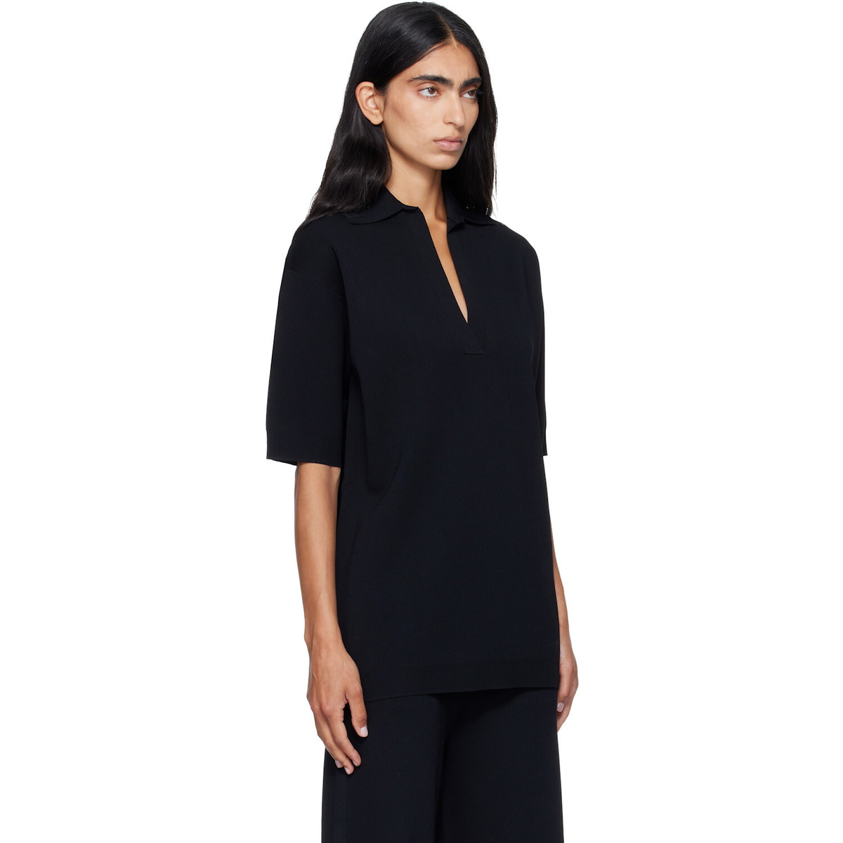 Max Mara Black Alpino Polo
