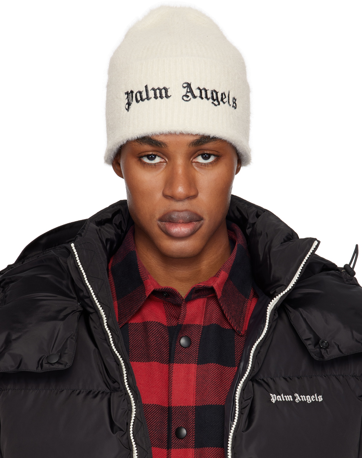 【関税&送料込】Palm Angels Beanie Beanie with logo Palm Angels - SchaferandweinerShops Denmark