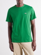 LOEWE - Anagram-Embroidered Cotton-Jersey T-Shirt - Green