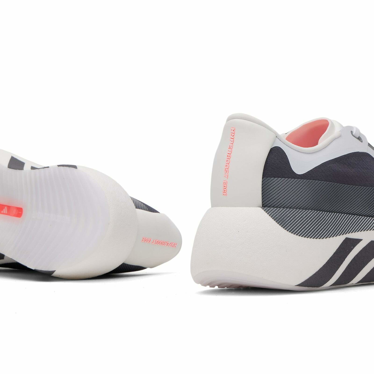 Adidas Men's Hyperboost Edge Sneaker in Ftwr White/Aurora Onix/Solar Turbo