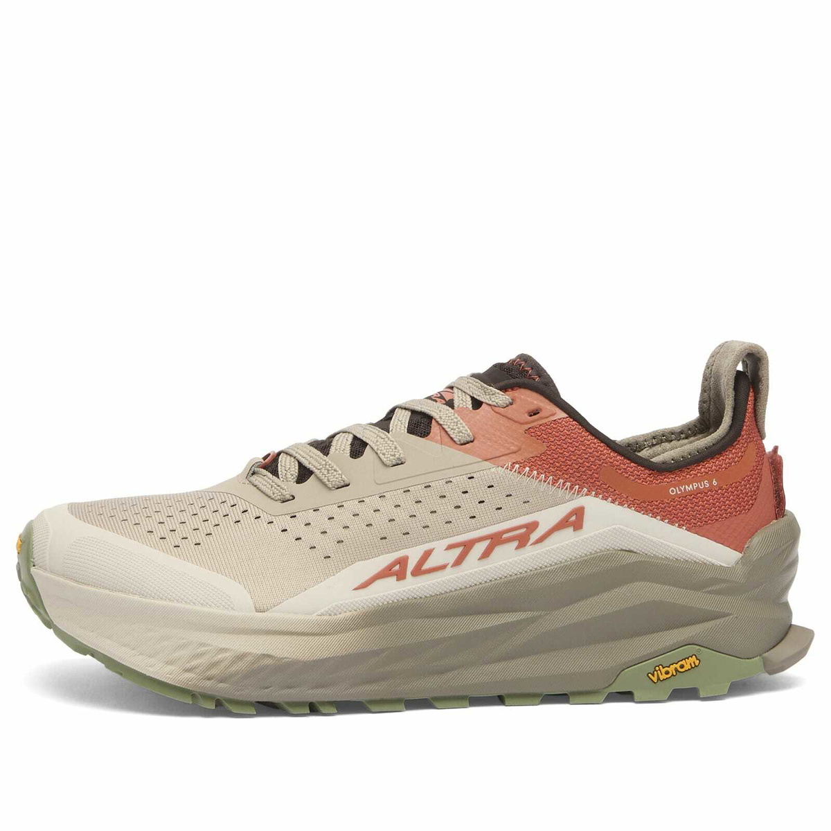 Altra Men's Olympus 6 Sneaker in Orange/Clay