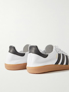 adidas Originals - Samba Decon Suede-Trimmed Leather Sneakers - White