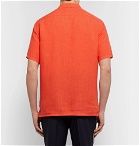 Theory - Slub Linen Shirt - Orange