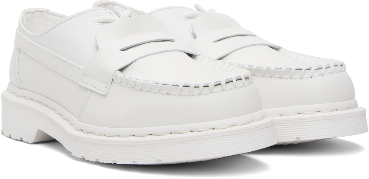 MM6 Maison Margiela White Dr. Martens Edition 1461 Penton Derbys