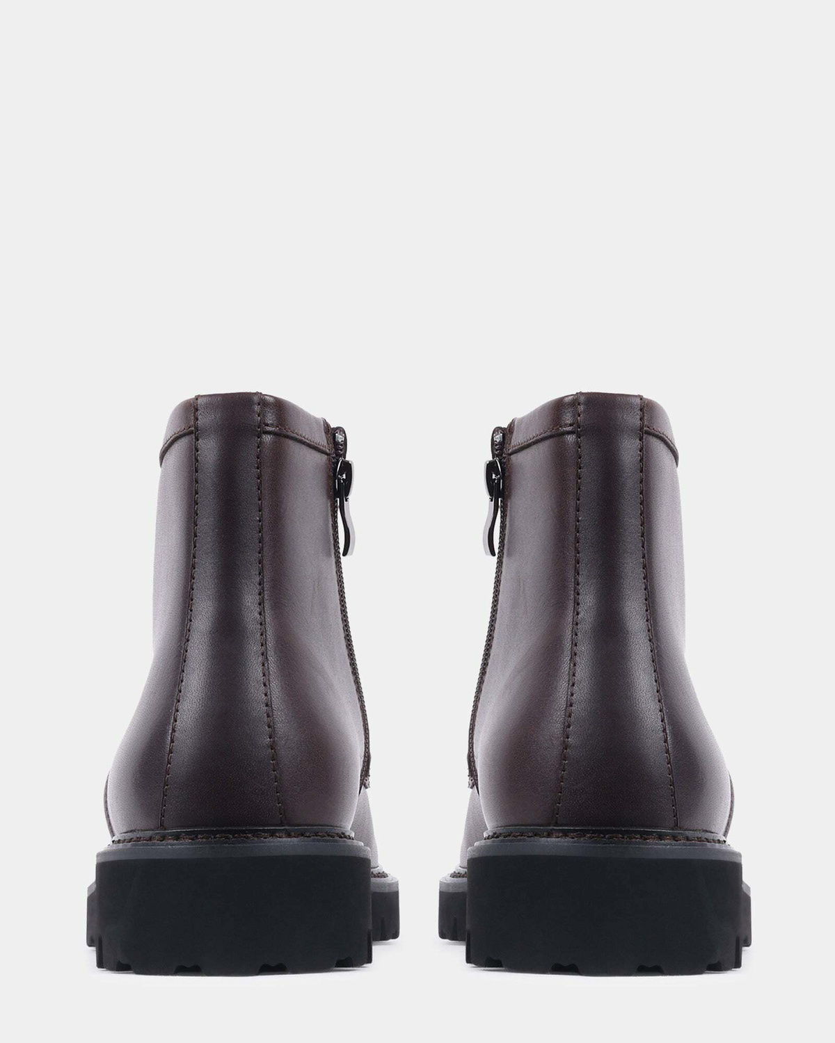 Steve Madden Mateo Boots in Dark Brown