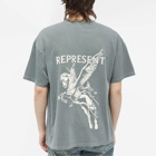 Represent Men's Power And Speed T-Shirt in Olive