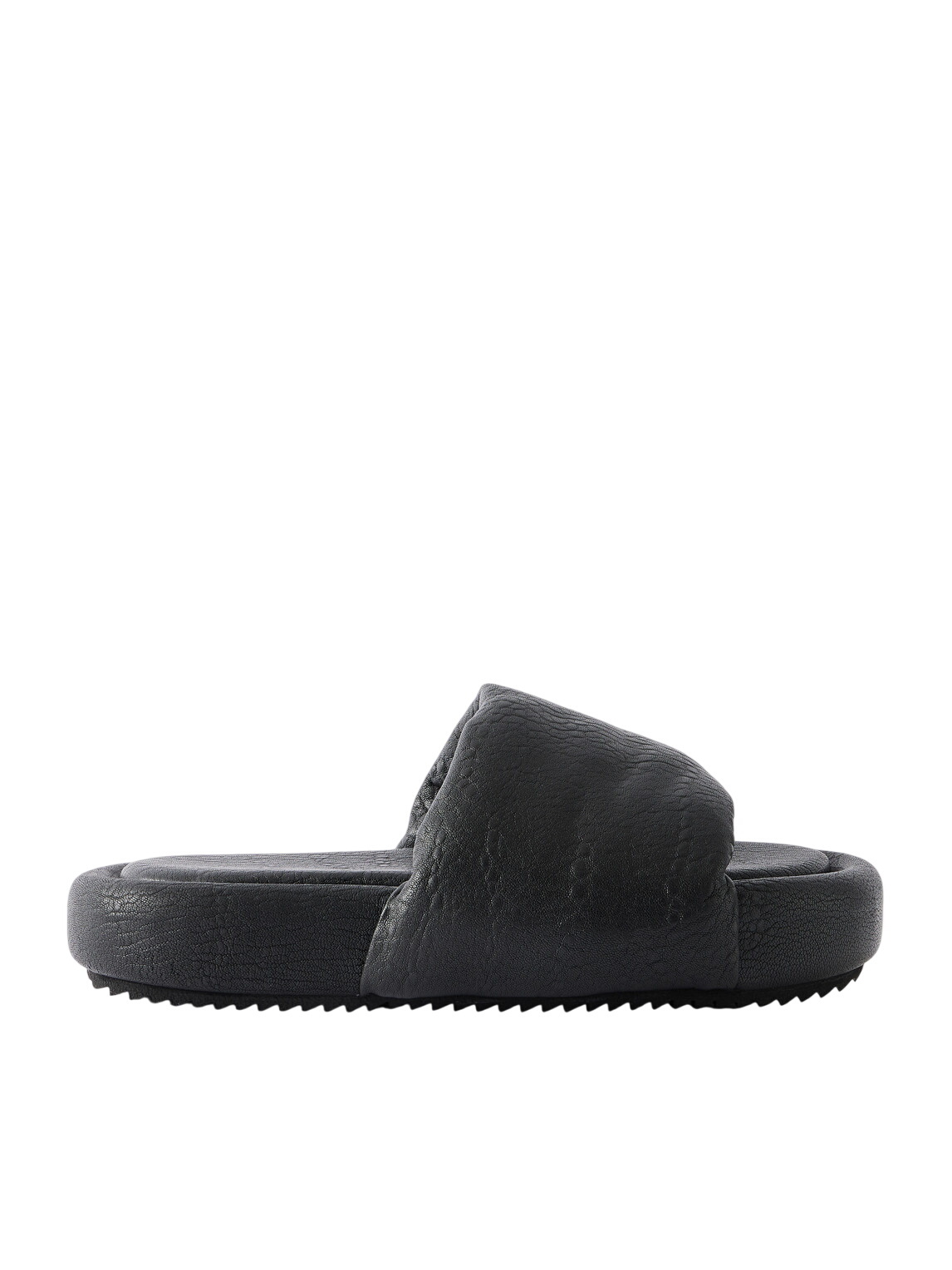 Rick Owens Black Geth Puffer Pool Slides Rick Owens