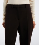 The Row Elmer wool straight pants