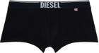 Diesel Two-Pack Black & White Umbx-Damien Boxers
