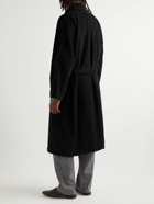Paul Smith - Embroidered Cotton-Terry Robe - Black