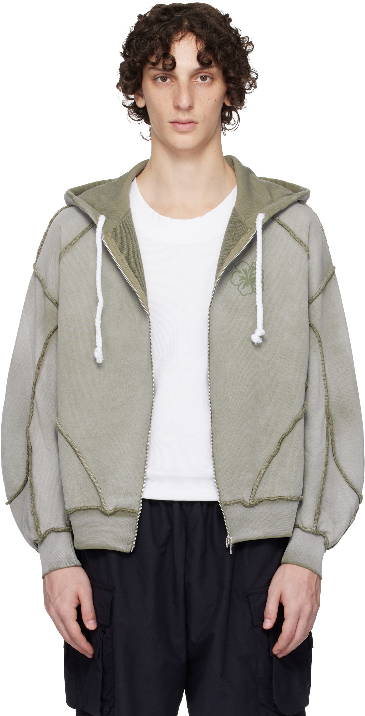 ABRA Gray Surf Hoodie
