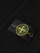 Stone Island - Logo-Appliquéd Cotton Sweater - Black