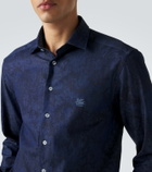 Etro Paisley denim shirt