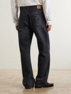 Jeanerica - Vega Straight-Leg Recycled Cotton-Blend Jeans - Black