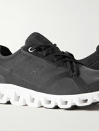 ON - Cloud X3 Rubber-Trimmed Mesh Running Sneakers - Black